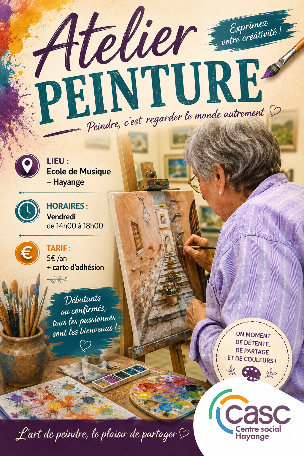 Atelier peinture